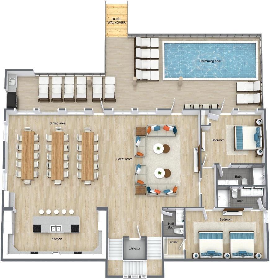 גולף שורז The Pearl Gulf Front W-Prvt Heated Pool, 12 Bdrm -12,5Bath Alvacationrentals מראה חיצוני תמונה